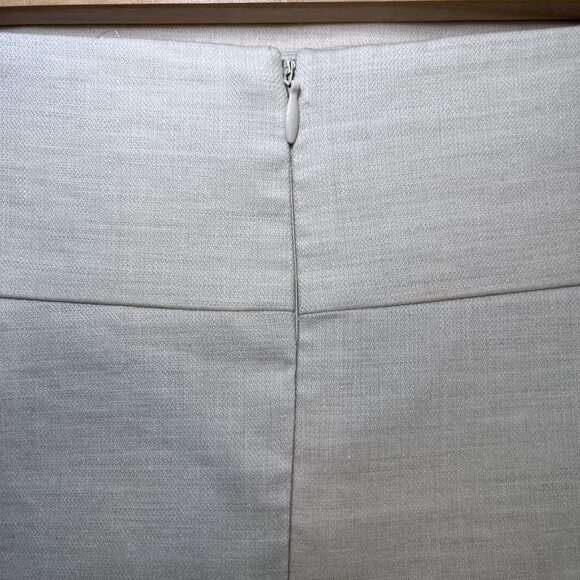 Antonio Melani linen blend lined cream pencil skirt womens size 8 - Picture 3 of 9